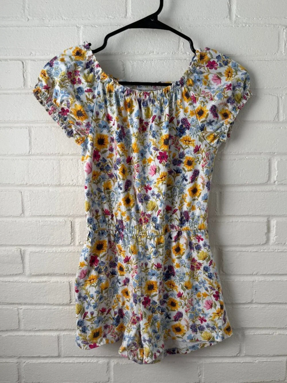 Old Navy | Girls Shorts Romper | Floral | Large 10-12